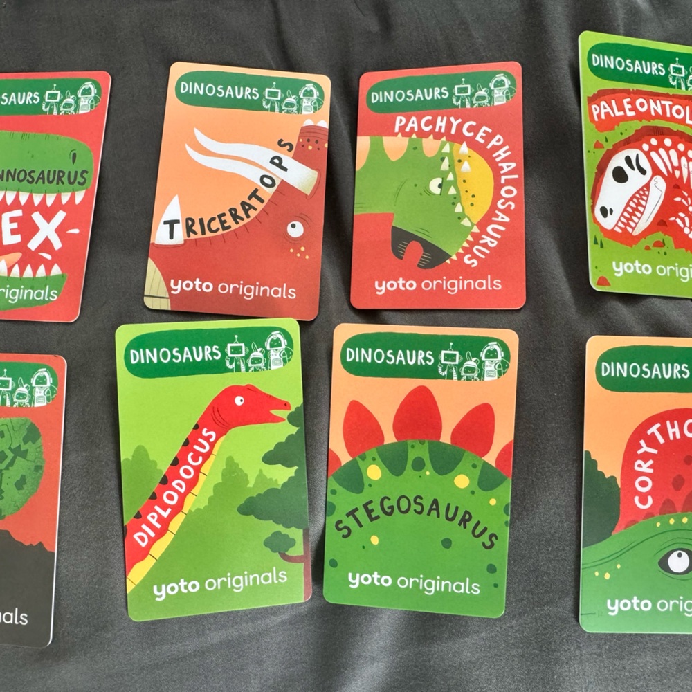 Yoto Originals Dinosaur Cards